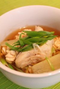 鱈と白子の韓国スープ。