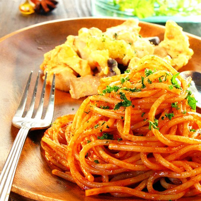 かんたん ケチャップパスタ レシピ 作り方 By ポルチーニきのこ クックパッド 簡単おいしいみんなのレシピが377万品