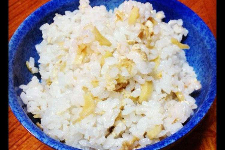 油揚げと生姜のあわ漬煮の混ぜご飯 レシピ 作り方 By Higuma2130 クックパッド 簡単おいしいみんなのレシピが353万品