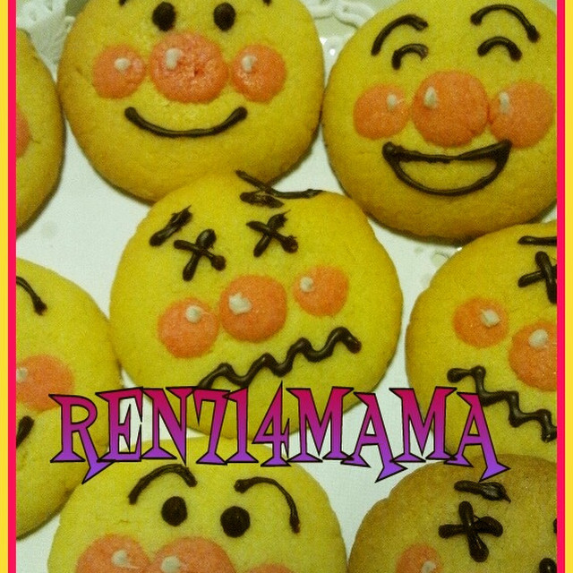 簡単アンパンマンクッキー 型は必要ナシ レシピ 作り方 By Ren７１４mama クックパッド 簡単おいしいみんなのレシピが350万品