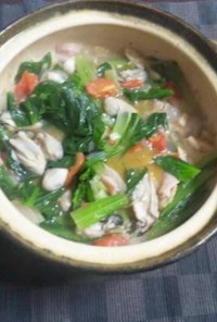 イタリアン鍋…牡蠣～玄米リゾット