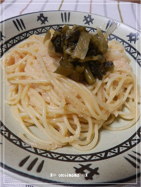 あっさり和風☆明太子おろしパスタ