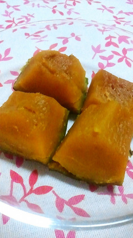 炊飯器deしっとり♪簡単かぼちゃの煮物