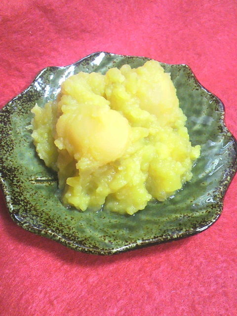 お正月・おせち料理☆安納芋の塩栗きんとんの画像