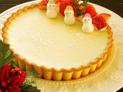 ホワイトレアチーズケーキ☆の写真
