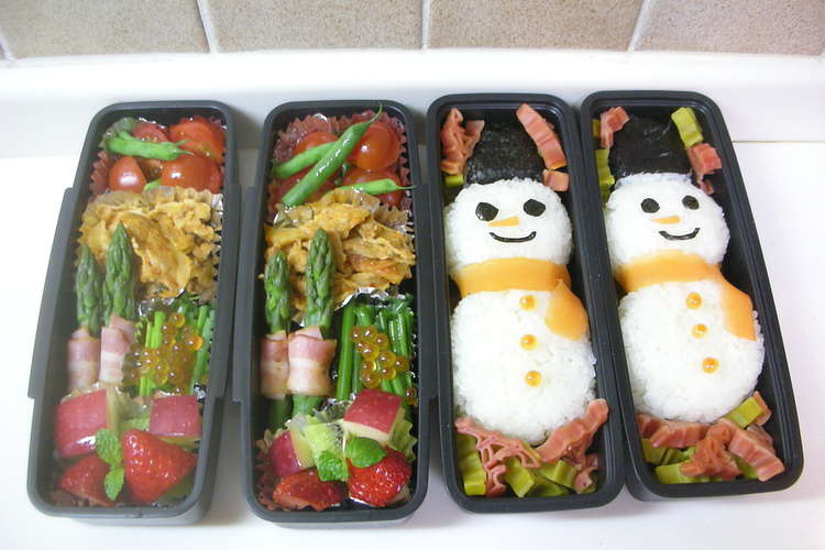 雪だるまおにぎり クリスマスキャラ弁 レシピ 作り方 By 五条まあさっちん クックパッド 簡単おいしいみんなのレシピが359万品