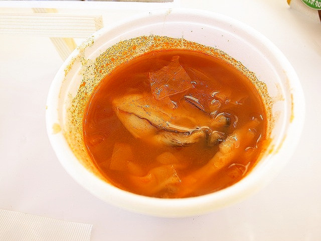 牡蠣のトマト仕立て海鮮鍋スープの画像