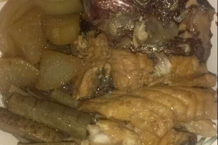 簡単で美味しい鯛あらだきと大根です レシピ 作り方 By Hotmailer クックパッド 簡単おいしいみんなのレシピが357万品