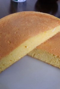 卵と砂糖と小麦粉のシンプルなパンケーキ