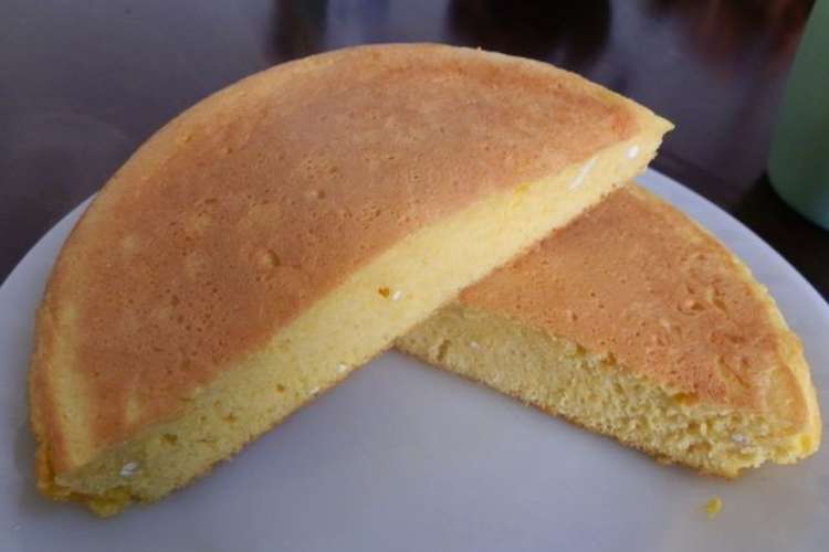 卵と砂糖と小麦粉のシンプルなパンケーキ レシピ 作り方 By ボクチャンクッキング クックパッド