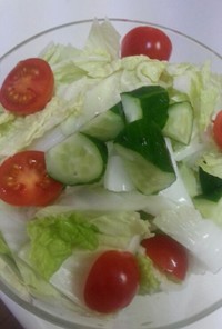 簡単すぎてびっくり白菜サラダ(^-^;