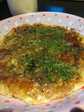 ふっくらもちもち!京風お好み焼き