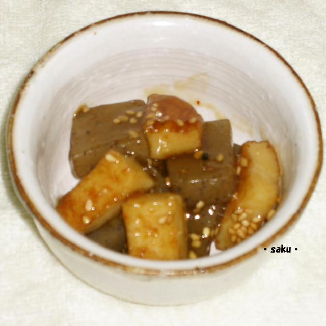 こんにゃく 丸天かまの甘辛炒め レシピ 作り方 By Saku クックパッド 簡単おいしいみんなのレシピが352万品