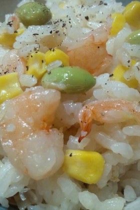 ♥子供が大好き♥エビと枝豆ピラフ♥