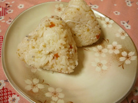 しらす梅✿ほんだしおにぎり✿