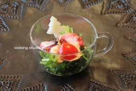 タコのマリネ ガスパチョソース ★