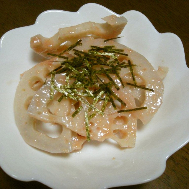 レンコンのたらこソース和え レシピ 作り方 By Raradesu クックパッド