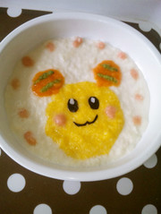 お絵描き☆キャラ離乳食「うーたん」の写真