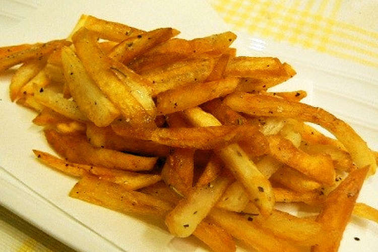 フライドポテト風 フライパンで焼きポテト レシピ 作り方 By Yunachi30 クックパッド 簡単おいしいみんなのレシピが364万品