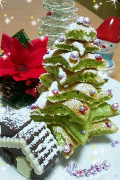 クリスマス★ツリー ケーキの写真