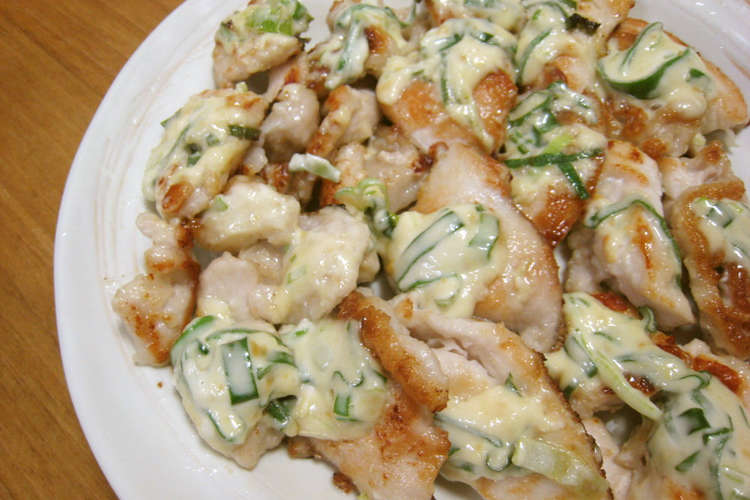 鶏むね肉で食欲そそる味噌マヨ レシピ 作り方 By ぷううさぎ クックパッド 簡単おいしいみんなのレシピが358万品