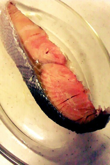 レンジで焼き魚の画像
