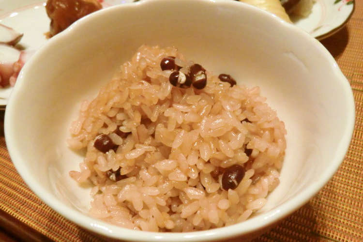 お祝いに 父から教わった炊飯器でお赤飯 レシピ 作り方 By かむいわんわん クックパッド 簡単おいしいみんなのレシピが360万品