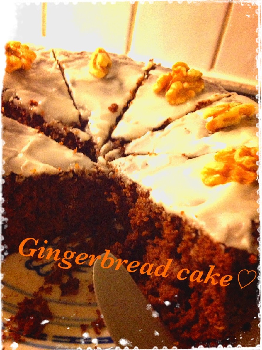 ジンジャーブレッドケーキのレシピ