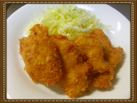 簡単♪ひとくちチキンかつ