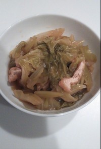 【和の副菜】キャベツと油揚げの煮物