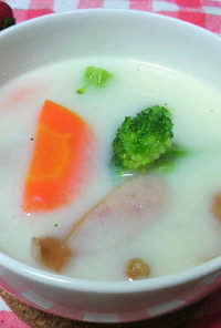 ミルク中華スープ