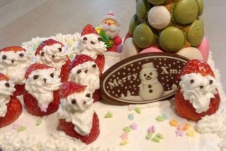 マカロンタワーのツリーで Xmasケーキ レシピ 作り方 By 陽と碧 クックパッド 簡単おいしいみんなのレシピが360万品