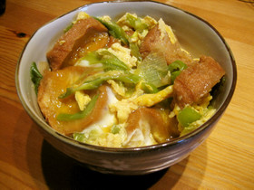 仙台麩とめんつゆで簡単♪ふわふわ油麩丼
