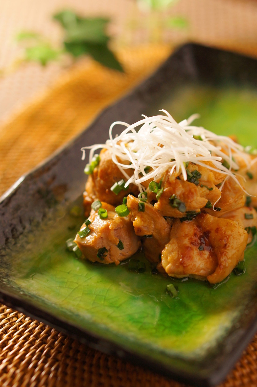 Frühlingszwiebelsalz Zitrone gegrilltes Hähnchen