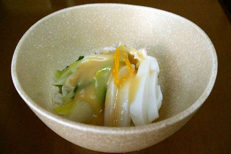 紋甲いかでぬたを作りましょう レシピ 作り方 By あいちばー クックパッド 簡単おいしいみんなのレシピが355万品