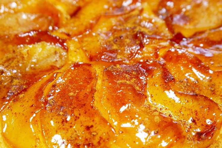 Xmasに フライパンhm煮りんごケーキ レシピ 作り方 By ほっこり の クックパッド