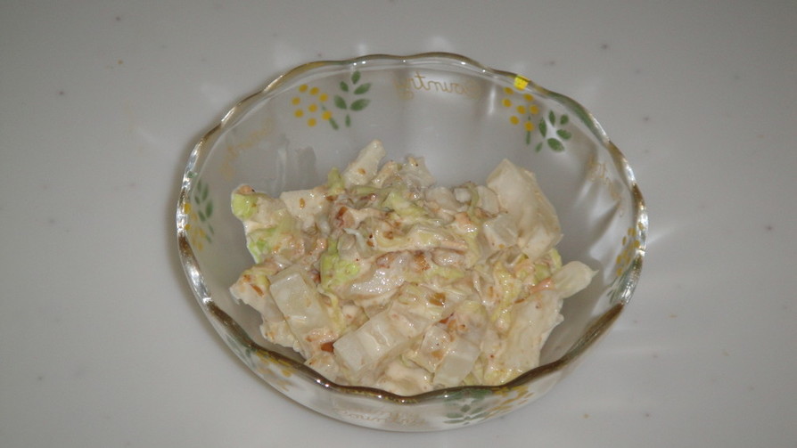 [簡単]お弁当用♪白菜のゴママヨ和えの画像