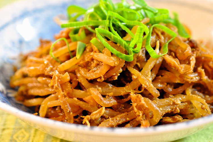 ヘルシー もやしと糸こんの甘味噌炒め レシピ 作り方 By さとみわ クックパッド