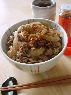 10分で作る牛丼。