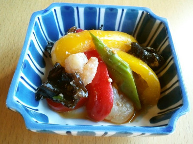 【薬膳レシピ】キクラゲとアスパラのエビ炒の写真