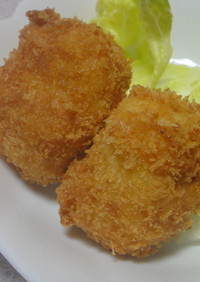 豆腐×塩麹×コーン缶でクリームコロッケ