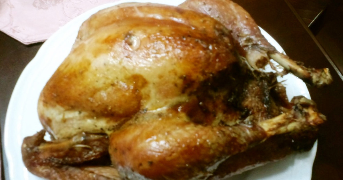 ターキーのガーリックハーブバターロースト レシピ