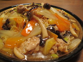 野菜たっぷり☆白菜で皿うどん
