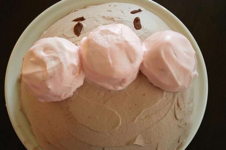キャラ アンパンマン ケーキ レシピ 作り方 By あひる小隊長 クックパッド