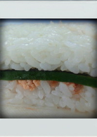■簡単お正月■鮭マヨ押し寿司お弁当ランチ