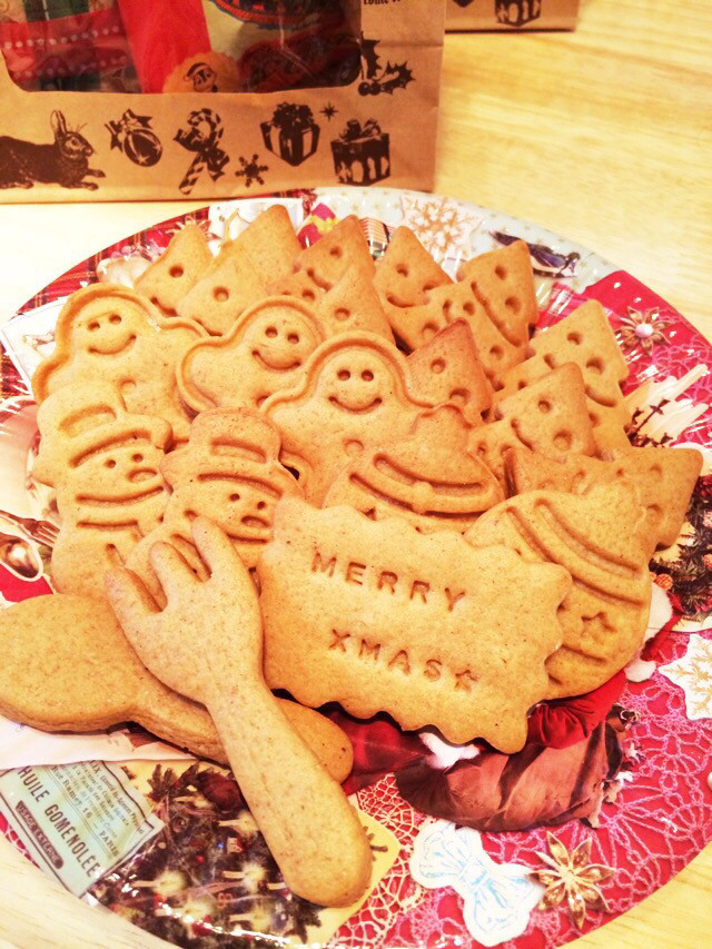クリスマス☆ジンジャークッキーの画像