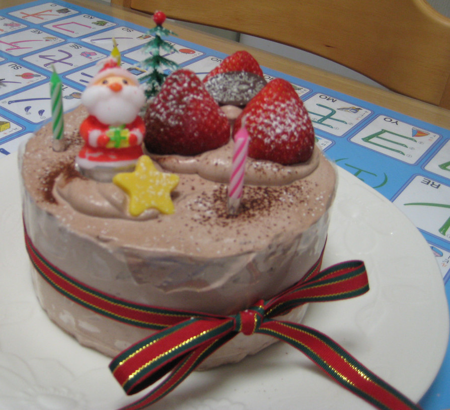 チョコケーキ(2012クリスマスケーキ)の画像