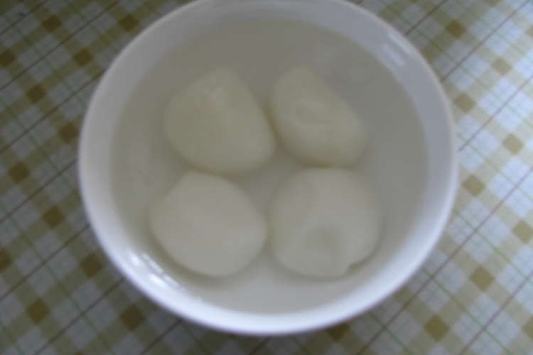 お正月に便利 餅 レンジ茹で戻し ４分 レシピ 作り方 By わーさーび クックパッド