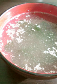 鍋・包丁不要で簡単美味な韓国風スープ♪