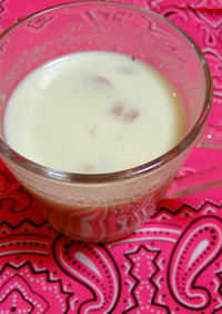 枝豆のホットミルクスープ